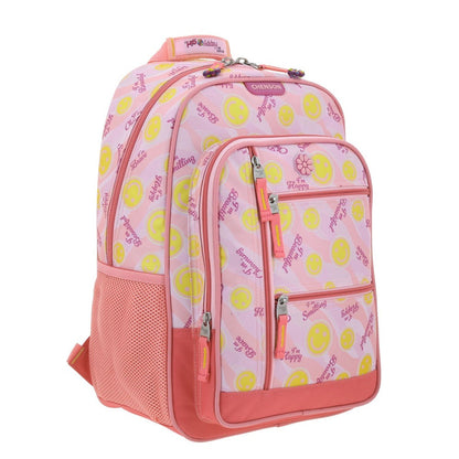 MOCHILA GRANDE CHENSON ROSA HAPPY GIRL SMIL HG66524-P