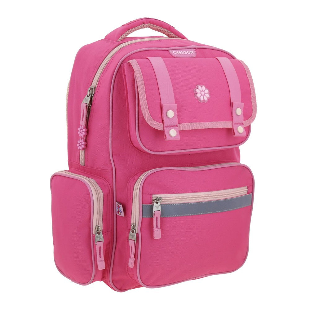 MOCHILA GRANDE CHENSON ROSA HAPPY GIRL STRONG HG70204-P