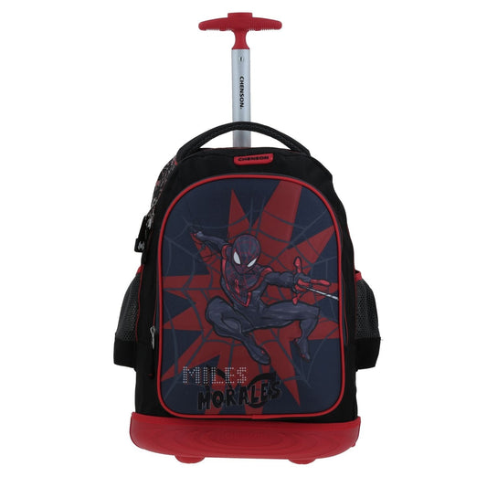 MOCHILA CON RUEDAS GRANDE CHENSON NEGRO MILES MORALES DOTTE MM70288-3