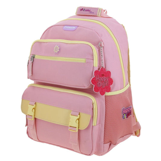 MOCHILA GRANDE CHENSON ROSA HAPPY GIRL DUVA HG70301-P