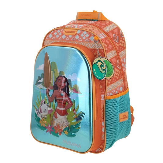 MOCHILA GRANDE CHENSON NARANJA PRINCESAS MONA PR70745-O