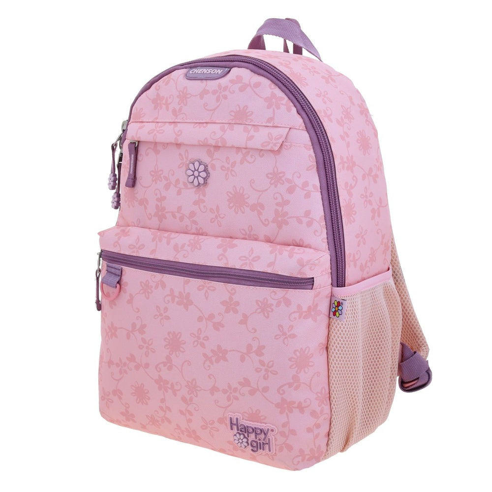 MOCHILA GRANDE CHENSON ROSA HAPPY GIRL KETI HG70772-P