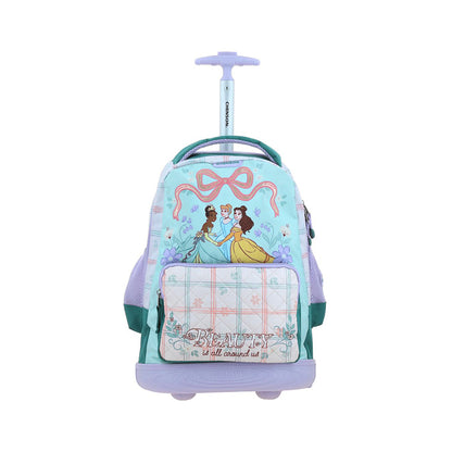 MOCHILA CON RUEDAS GRANDE CHENSON VERDE PRINCESAS BUN PR70789-G