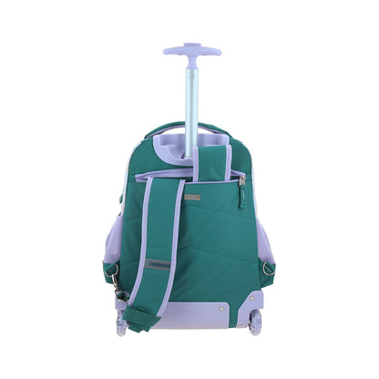 MOCHILA CON RUEDAS GRANDE CHENSON VERDE PRINCESAS BUN PR70789-G