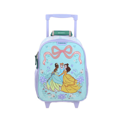 MOCHILA CON RUEDAS CHICA CHENSON VERDE PRINCESAS BUN PR70791-G
