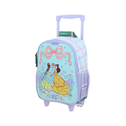 MOCHILA CON RUEDAS CHICA CHENSON VERDE PRINCESAS BUN PR70791-G