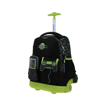 MOCHILA CON RUEDAS GRANDE CHENSON NEGRO ORIGINAL ETAD CO70800-3