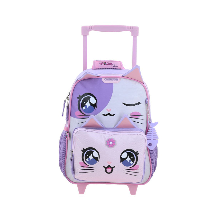 MOCHILA CON RUEDAS CHICA CHENSON MORADO HAPPY GIRL KETS HG70810-U