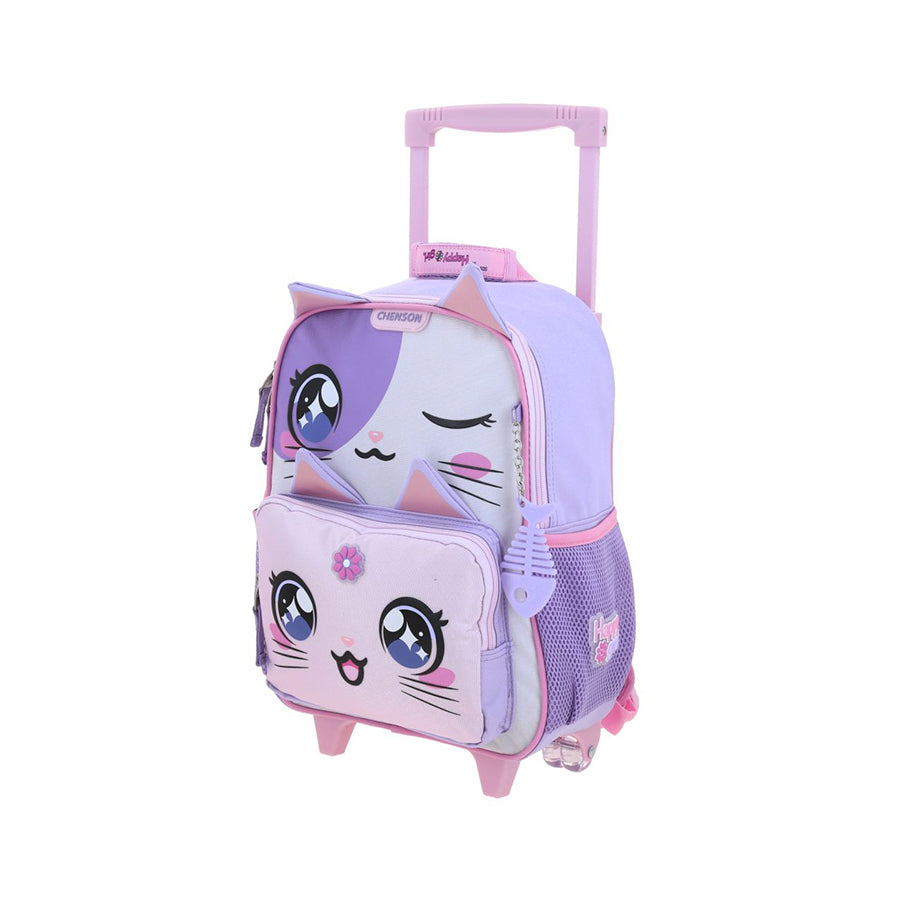 MOCHILA CON RUEDAS CHICA CHENSON MORADO HAPPY GIRL KETS HG70810-U