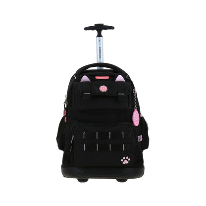 MOCHILA CON RUEDAS GRANDE CHENSON MORADO HAPPY GIRL KITY HG70818-3