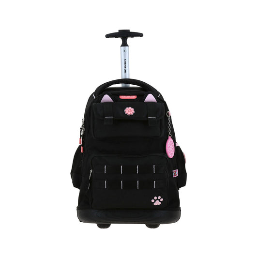 MOCHILA CON RUEDAS GRANDE CHENSON MORADO HAPPY GIRL KITY HG70818-3