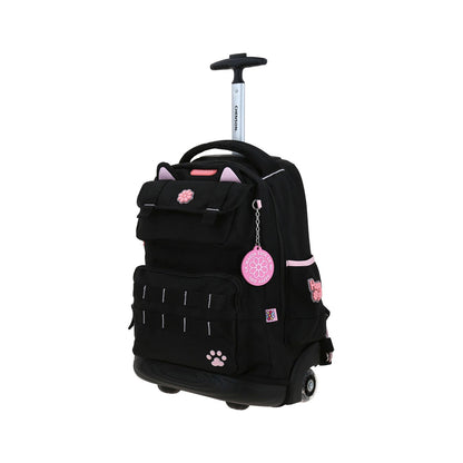 MOCHILA CON RUEDAS GRANDE CHENSON MORADO HAPPY GIRL KITY HG70818-3
