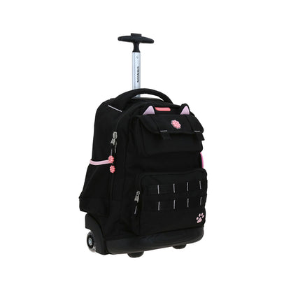 MOCHILA CON RUEDAS GRANDE CHENSON MORADO HAPPY GIRL KITY HG70818-3