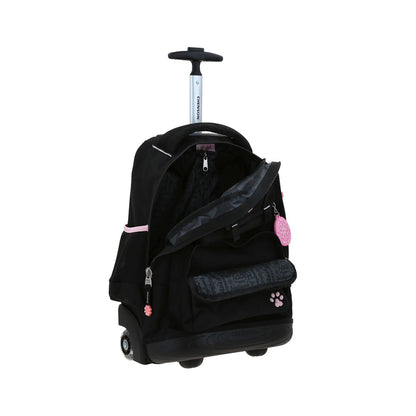 MOCHILA CON RUEDAS GRANDE CHENSON MORADO HAPPY GIRL KITY HG70818-3
