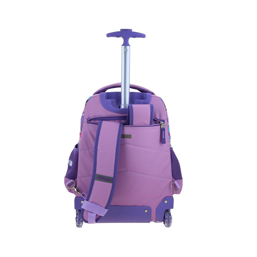 MOCHILA CON RUEDAS GRANDE CHENSON LILA VANIA BACHUR MAKI VB70828-V