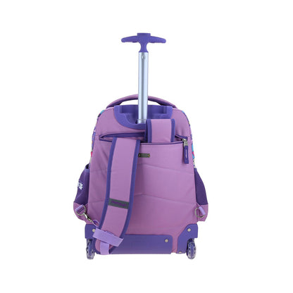 MOCHILA CON RUEDAS GRANDE CHENSON LILA VANIA BACHUR MAKI VB70828-V