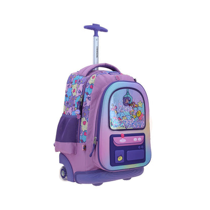 MOCHILA CON RUEDAS GRANDE CHENSON LILA VANIA BACHUR MAKI VB70828-V