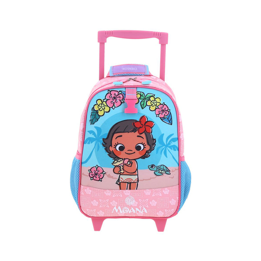 MOCHILA CON RUEDAS CHICA CHENSON ROSA PRINCESA MOANITA PR70838-P