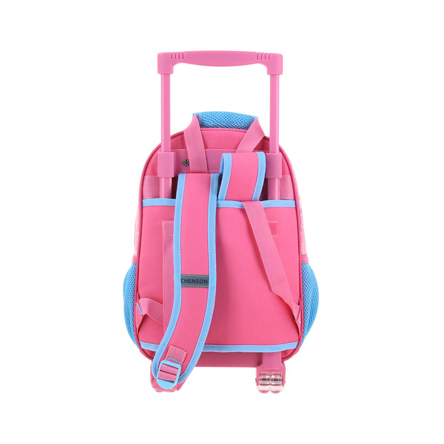 MOCHILA CON RUEDAS CHICA CHENSON ROSA PRINCESA MOANITA PR70838-P