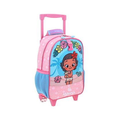 MOCHILA CON RUEDAS CHICA CHENSON ROSA PRINCESA MOANITA PR70838-P