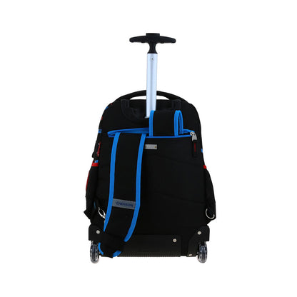 MOCHILA CON RUEDAS GRANDE CHENSON NEGRO MILES MORALES PIMS MM70844-3