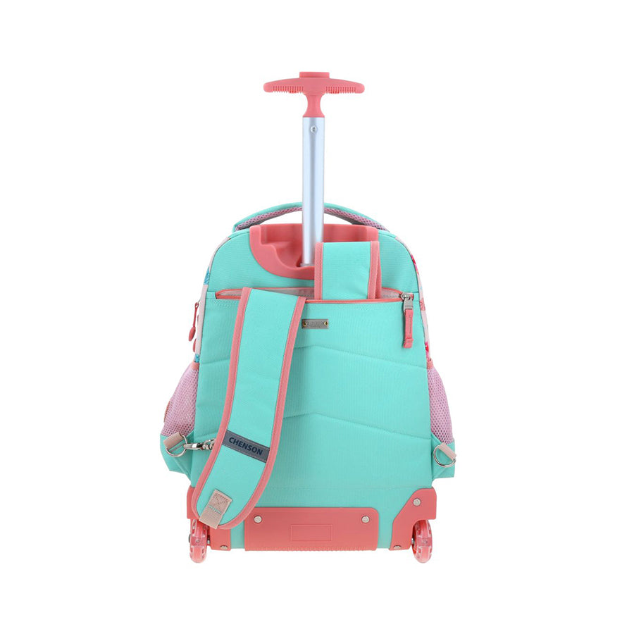 MOCHILA CON RUEDAS GRANDE CHENSON TURQUESA PRINCESA RAIATEA PR70854-T