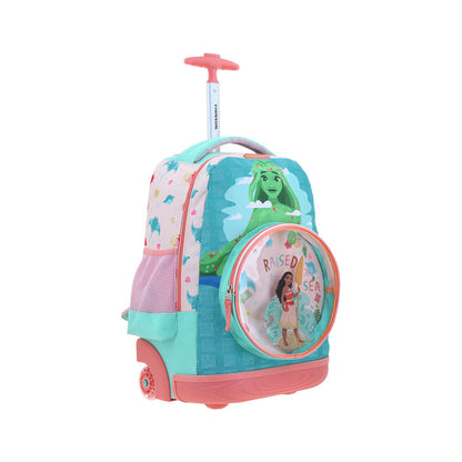MOCHILA CON RUEDAS GRANDE CHENSON TURQUESA PRINCESA RAIATEA PR70854-T