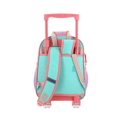 MOCHILA CON RUEDAS CHICA CHENSON TURQUESA PRINCESA RAIATEA PR70855-T
