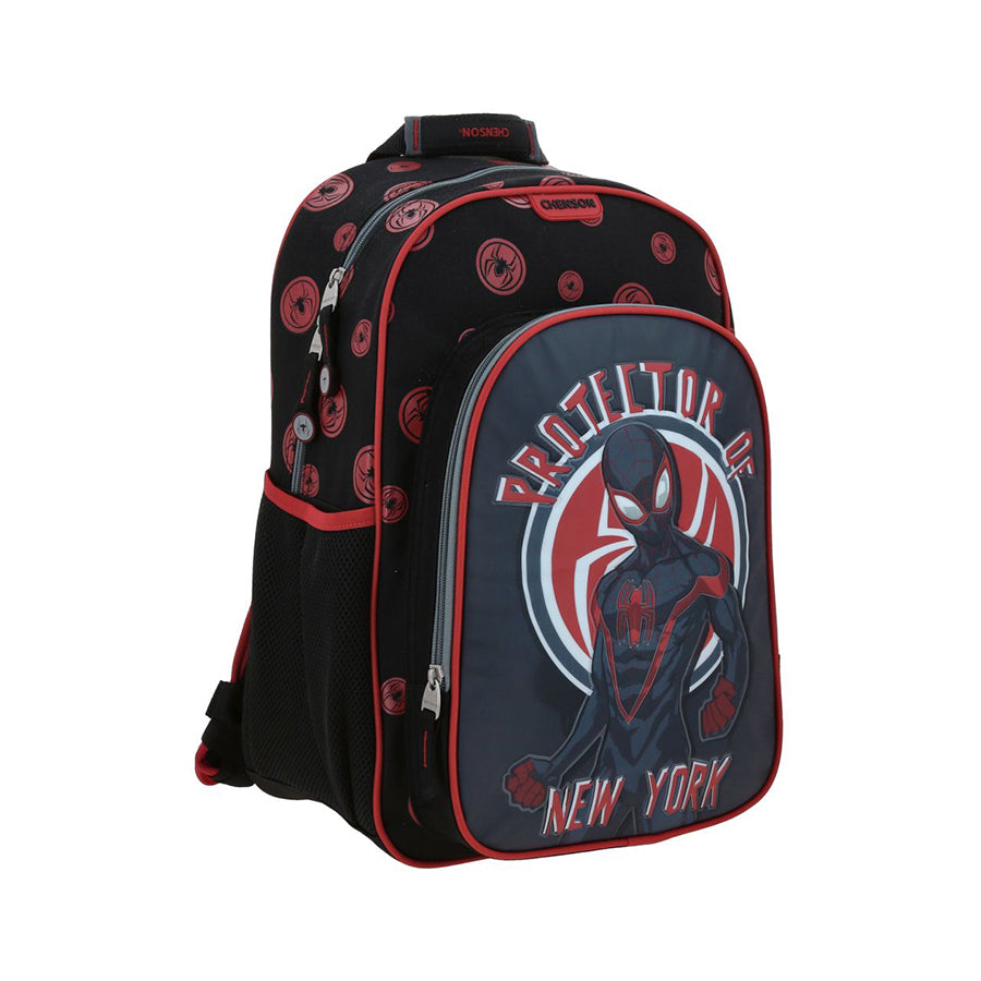 MOCHILA GRANDE CHENSON NEGRO MILES MORALES ROCT MM70864-3