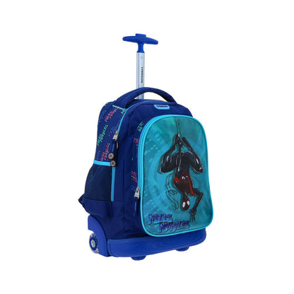 MOCHILA CON RUEDAS GRANDE CHENSON AZUL MILES MORALES TELT MM70886-9
