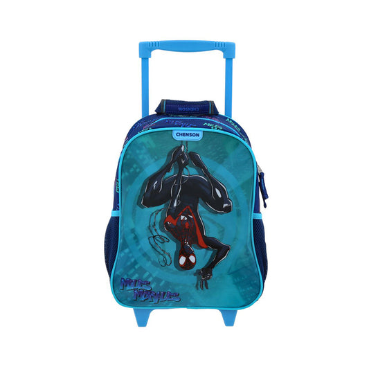 MOCHILA CON RUEDAS CHICA CHENSON AZUL MILES MORALES TELT MM70887-9