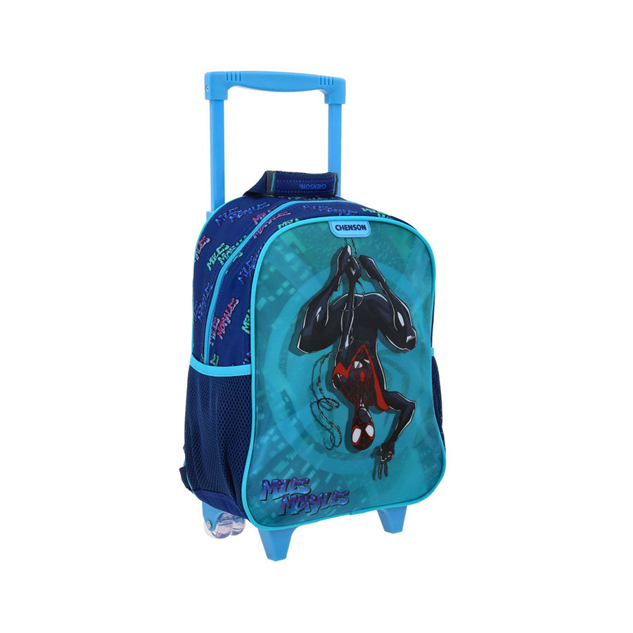 MOCHILA CON RUEDAS CHICA CHENSON AZUL MILES MORALES TELT MM70887-9