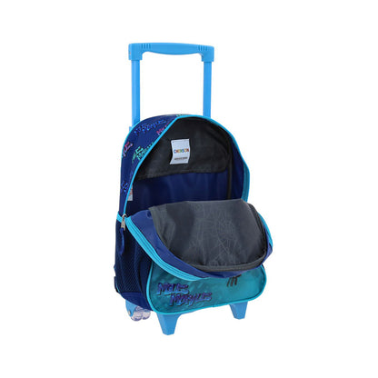 MOCHILA CON RUEDAS CHICA CHENSON AZUL MILES MORALES TELT MM70887-9