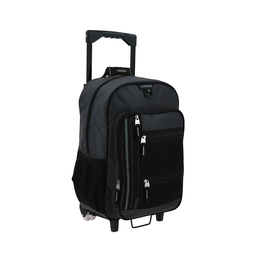MOCHILA CON RUEDAS GRANDE CHENSON GRIS CHEY CH70933-2