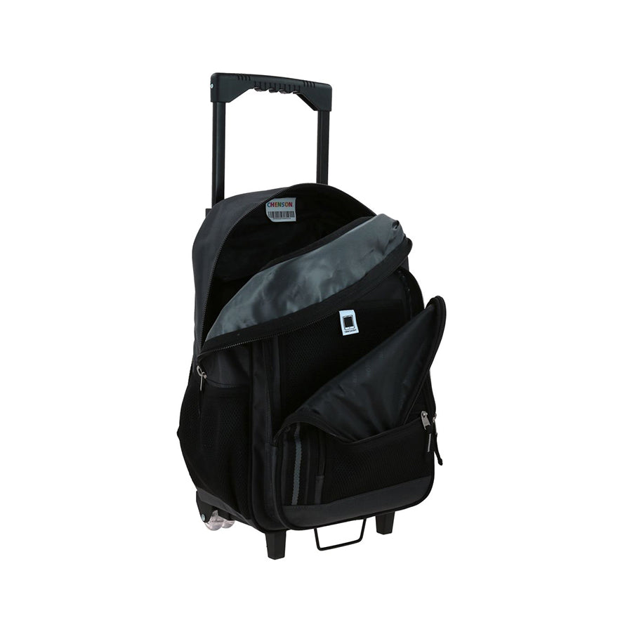 MOCHILA CON RUEDAS GRANDE CHENSON GRIS CHEY CH70933-2