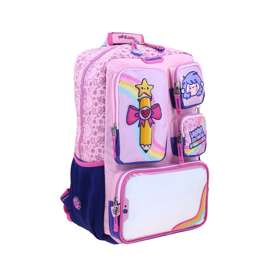 MOCHILA GRANDE CHENSON AZUL VANIA BACHUR LAPI VB71056-9