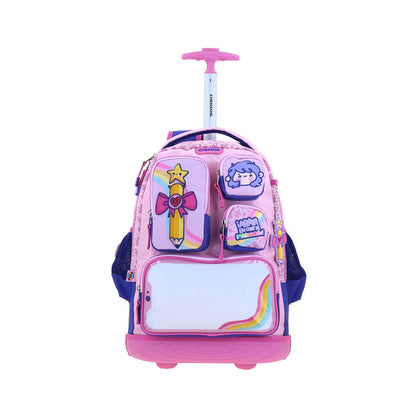 MOCHILA CON RUEDAS GRANDE CHENSON AZUL VANIA BACHUR LAPI VB71059-9