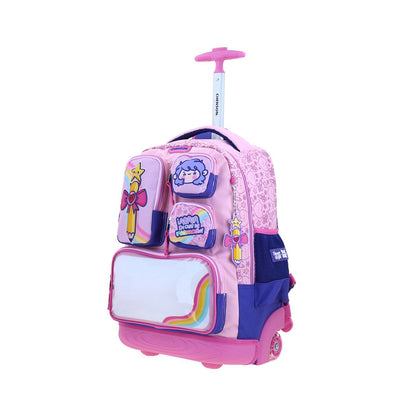 MOCHILA CON RUEDAS GRANDE CHENSON AZUL VANIA BACHUR LAPI VB71059-9