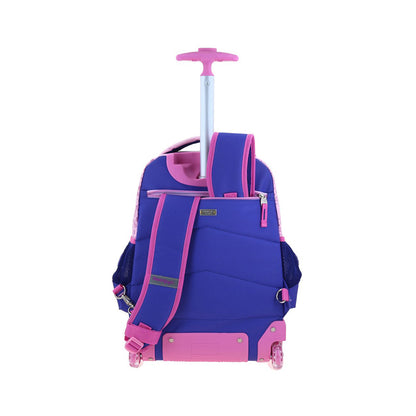 MOCHILA CON RUEDAS GRANDE CHENSON AZUL VANIA BACHUR LAPI VB71059-9