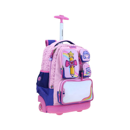 MOCHILA CON RUEDAS GRANDE CHENSON AZUL VANIA BACHUR LAPI VB71059-9