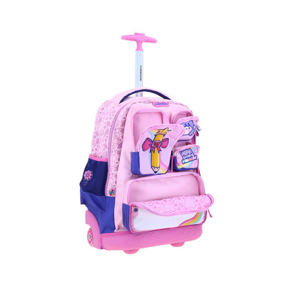 MOCHILA CON RUEDAS GRANDE CHENSON AZUL VANIA BACHUR LAPI VB71059-9