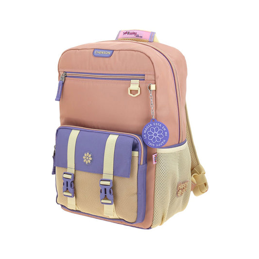 MOCHILA GRANDE CHENSON NARANJA HAPPY GIRL MAFE HG71065-O