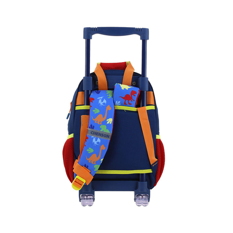 MOCHILA CHICA CON RUEDAS CHENSON AZUL ORIGINAL NINO CO71088-9