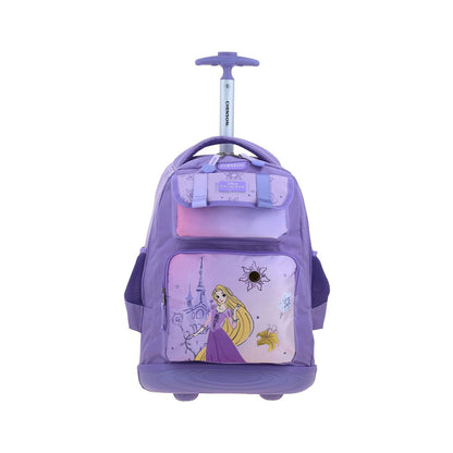 MOCHILA CON RUEDAS GRANDE CHENSON LILA PRINCESAS RAPS PR71116-V