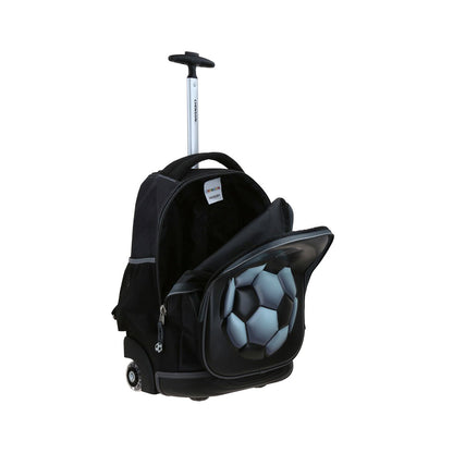 MOCHILA CON RUEDAS GRANDE CHENSON NEGRO ORIGINAL WINR CO71160-3