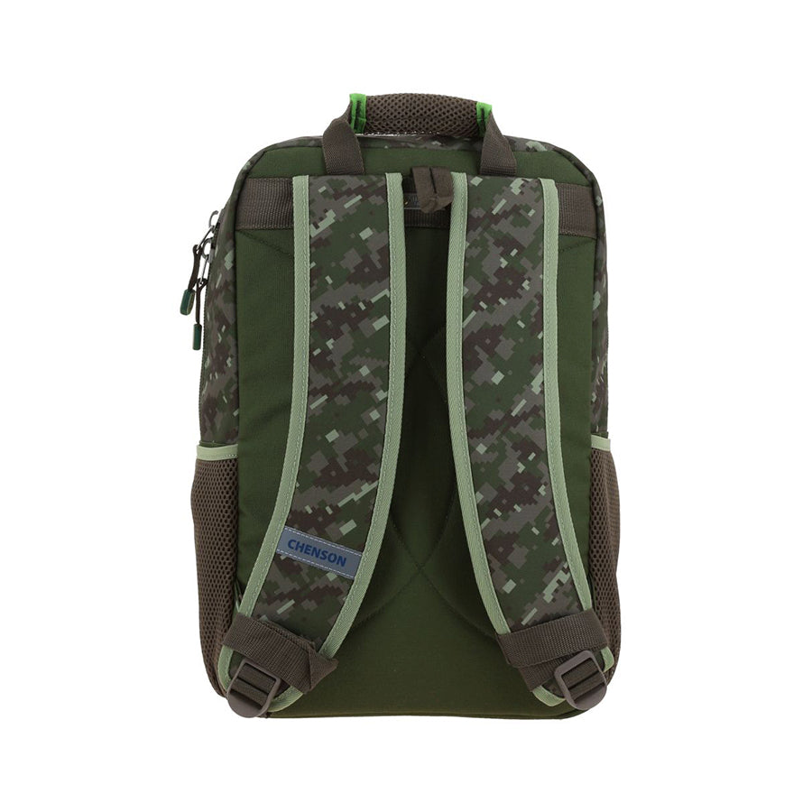 MOCHILA GRANDE CHENSON VERDE MILITAR ORIGINAL XPLO CO71164-A
