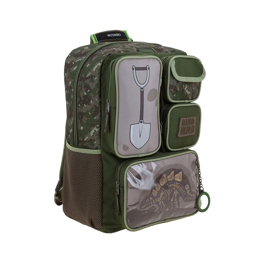 MOCHILA GRANDE CHENSON VERDE MILITAR ORIGINAL XPLO CO71164-A