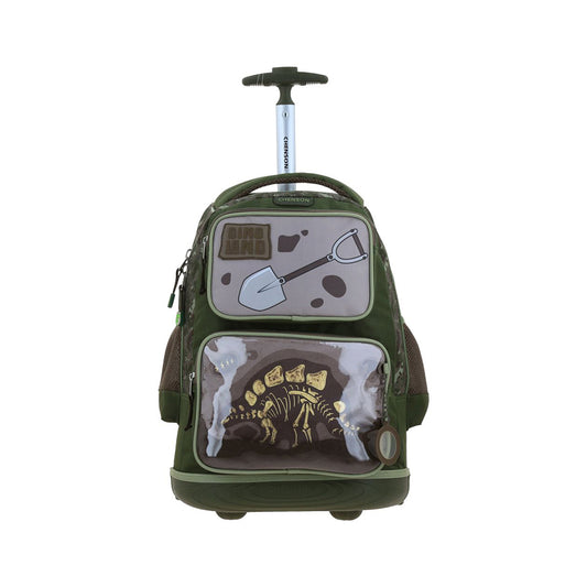 MOCHILA CON RUEDAS GRANDE CHENSON VERDE ORIGINAL XPLO CO71167-A