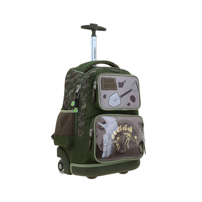 MOCHILA CON RUEDAS GRANDE CHENSON VERDE ORIGINAL XPLO CO71167-A