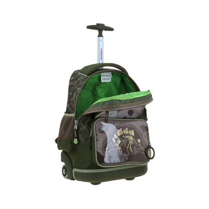 MOCHILA CON RUEDAS GRANDE CHENSON VERDE ORIGINAL XPLO CO71167-A